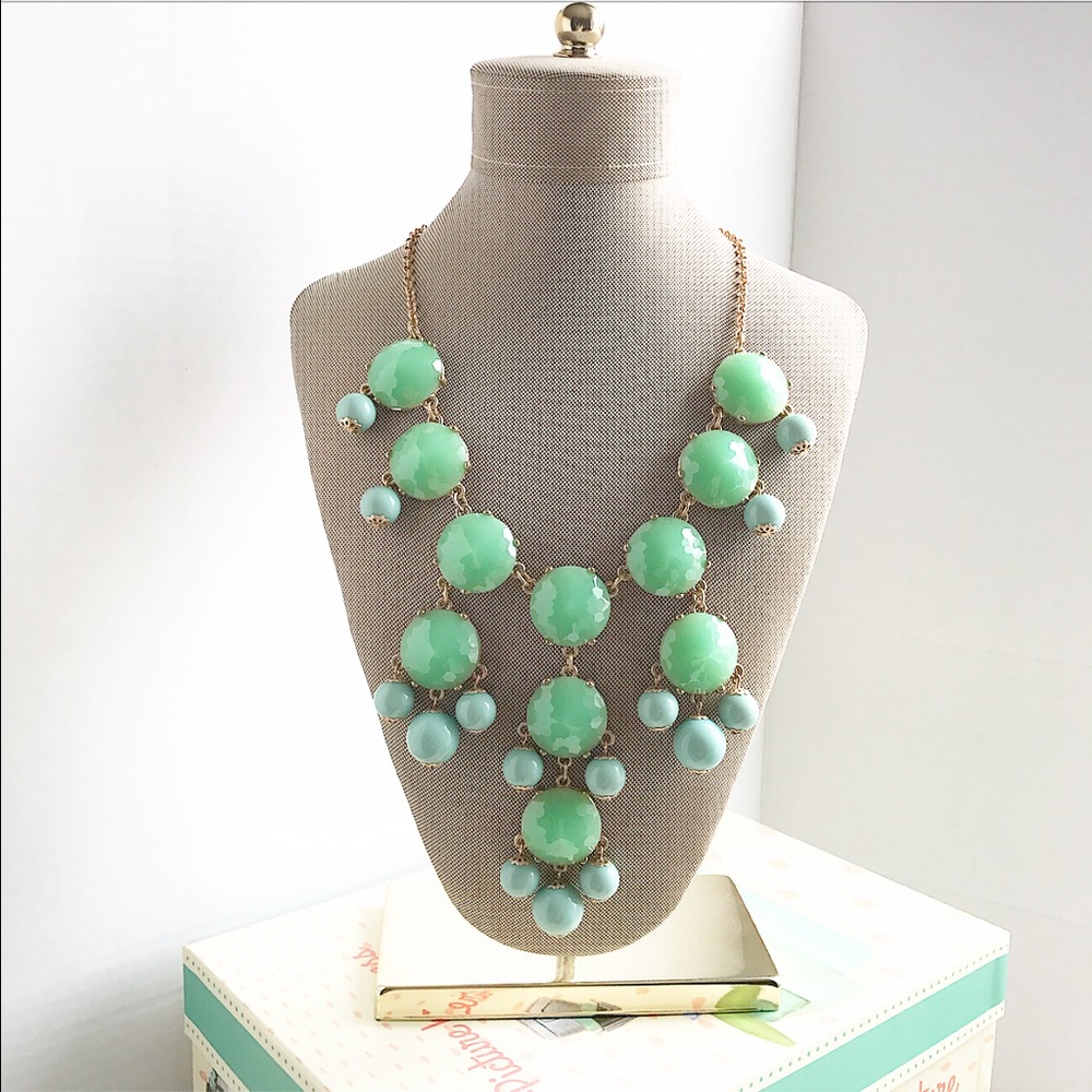 Sea foam Mint bubble Necklace